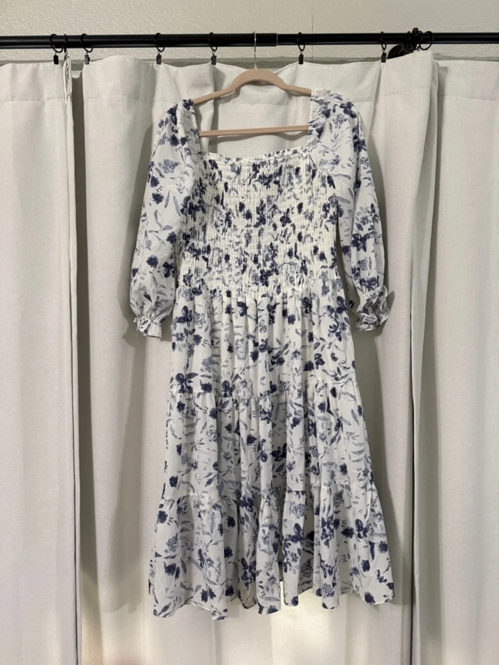 NWT Baltic Born Marta Smocked Midi Dress - XL - Picture 3 of 5